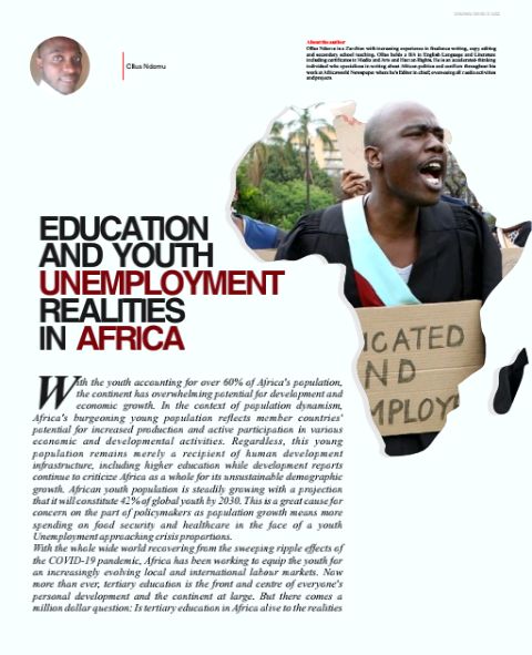 EDUCATION AND YOUTH UNEMPLOYMENT REALITIES IN AFRICA