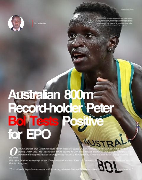 Australian 800m Record-holder Peter Bol Tests Positive for EPO