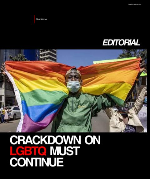 CRACKDOWN ON LGBTQ MUST CONTINUE