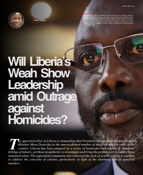 Will Liberia’s Weah Show Leadership amid Outrage against Homicides?