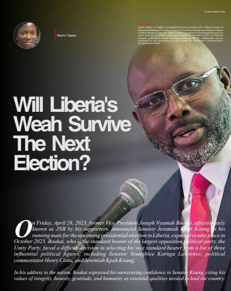 Will Liberia’s Weah Survive The Next Election?