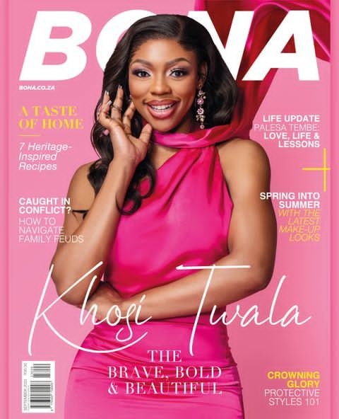 Big Brother Titans winner, Khosi Twala covers BONA Magazine